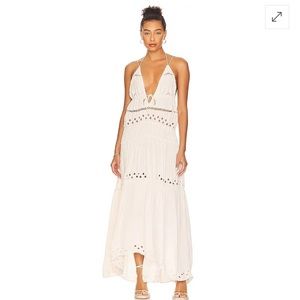 L’Academie Emmalyn Maxi Dress in Ivory